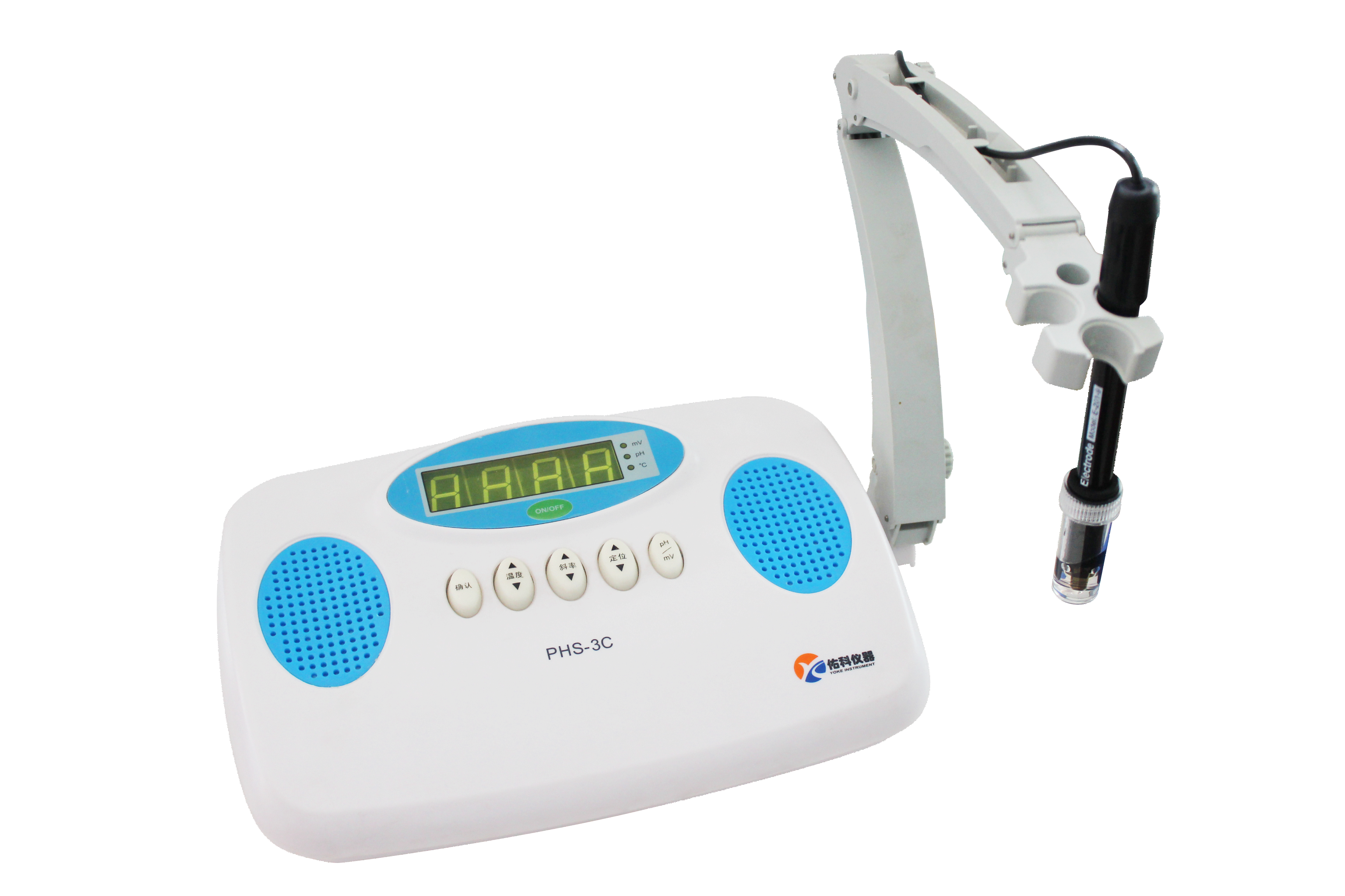上海佑科 PHS-3C酸度计 仪器级别0.01级，手动温度补偿